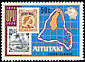 Huia Heteralocha acutirostris â€   1974 UPU, stamp on stamp 2v set