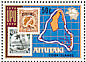 Huia Heteralocha acutirostris â€   1974 UPU, stamp on stamp 2v sheet