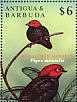 Red-capped Manakin Ceratopipra mentalis  2000 Stamp Show 2000  MS