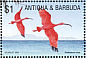 Scarlet Ibis Eudocimus ruber  2002 Fauna and flora of the Caribbean 9v sheet