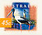 Black-necked Stork Ephippiorhynchus asiaticus  1998 Kakadu birds $9 booklet, sa, p 11Â½, SNP