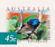 Purple-backed Fairywren Malurus assimilis  2001 Nature of Australia - Desert birds Sheet, sa, p 11Â½x11, SNP