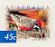 Crimson Chat Epthianura tricolor  2001 Nature of Australia - Desert birds $4.50 booklet, sa, p 11Â½x11, SNP
