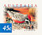 Crimson Chat Epthianura tricolor  2001 Nature of Australia - Desert birds $9 booklet, sa, p 11Â½x11, SNP