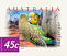 Budgerigar Melopsittacus undulatus  2001 Nature of Australia - Desert birds $9 booklet, sa, p 11Â½x11, SNP