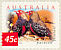 Painted Finch Emblema pictum  2001 Nature of Australia - Desert birds Strip, sa, p 11Â½x11, SNP