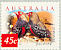 Painted Finch Emblema pictum  2001 Nature of Australia - Desert birds Strip, sa, p 12Â½x13, Pemara