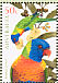 Rainbow Lorikeet Trichoglossus moluccanus  2005 Australian parrots Sheet