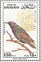 Common Starling Sturnus vulgaris  1992 Migratory birds Sheet