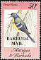Northern Parula Setophaga americana  1984 Overprint BARBUDA MAIL on Antigua & B 1984.01 