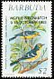 Barbuda Warbler Setophaga subita  1993 Overprint WORLD BIRDWATCH... on 1991.01 