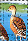 Fulvous Whistling Duck Dendrocygna bicolor  1997 Overprint BARBUDA MAIL on Antigua & B 1995.02 Sheet