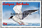 Laughing Gull Leucophaeus atricilla  1998 Overprint BARBUDA MAIL on Antigua & B 1996.02 Strip