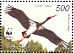 Black Stork Ciconia nigra  2005 WWF Sheet with 2 sets