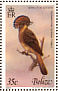 Tropical Royal Flycatcher Onychorhynchus coronatus  1980 Birds Sheet, black '1980'