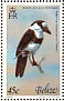 White-necked Puffbird Notharchus hyperrhynchus  1980 Birds Sheet, black '1980'
