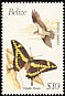 Osprey Pandion haliaetus  1990 Birds and butterflies 