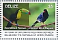 Keel-billed Toucan Ramphastos sulfuratus  2019 30 years of diplomatic relations between Belize and China (Taiwan) 2v sheet