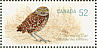 Burrowing Owl Athene cunicularia  2008 Endangered species 4v sheet