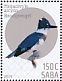 Belted Kingfisher Megaceryle alcyon  2019 Birds (Saba) Sheet