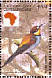 European Bee-eater Merops apiaster  1999 Birds of Africa Sheet