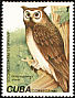 Extinct Owl sp Ornimegalonyx oteroi  1982 Prehistoric animals 6v set