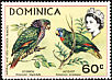 Imperial Amazon Amazona imperialis  1970 Flora and fauna 4v set
