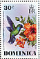 Blue-headed Hummingbird Riccordia bicolor  1976 Wild birds Sheet