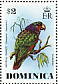 Imperial Amazon Amazona imperialis  1976 Wild birds Sheet