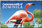 American Flamingo Phoenicopterus ruber  2000 Animals of the Caribbean and Central America 6v sheet