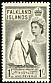 Gentoo Penguin Pygoscelis papua  1955 Definitives, Elisabeth II 
