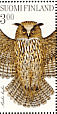 Eurasian Eagle-Owl Bubo bubo  1998 Stamp day, owls Sheet