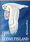 Snowy Owl Bubo scandiacus  1998 Stamp day, owls Sheet