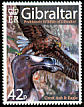White-tailed Eagle Haliaeetus albicilla  2007 Prehistoric wildlife of Gibraltar 5v set