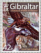 White-tailed Eagle Haliaeetus albicilla  2007 Prehistoric wildlife of Gibraltar Prestige booklet