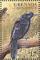 Jamaican Blackbird Nesopsar nigerrimus  1999 Flora and fauna 9v sheet