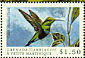 Green-throated Carib Eulampis holosericeus  2000 Birds of the Caribbean Sheet
