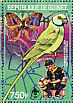Seychelles Parakeet Psittacula wardi â€   1988 Scouts  MS