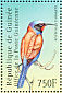 Blue-headed Bee-eater Merops muelleri  2001 Philanippon 01 Sheet