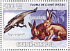 RÃ¼ppell's Vulture Gyps rueppelli  2008 Hares and birds of prey Sheet