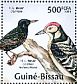 Common Starling Sturnus vulgaris  2013 Bird art Sheet