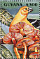 Yellow Grosbeak Pheucticus chrysopeplus  1996 Mushrooms  MS