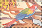 Scarlet Macaw Ara macao  2001 Tropical birds Sheet