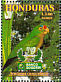 Orange-fronted Parakeet Eupsittula canicularis  1999 Birds of Honduras in danger of extinction Sheet