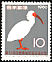 Crested Ibis Nipponia nippon  1960 International bird preservation congress 