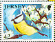 Eurasian Blue Tit Cyanistes caeruleus  2007 Garden birds Sheet