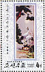 Red-crowned Crane Grus japonensis  1998 Embroidery 5v sheet, p 12x12Â½