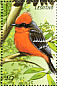 Scarlet Flycatcher Pyrocephalus rubinus  1999 Birds of the world Sheet