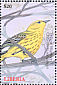 African Yellow Warbler Iduna natalensis  2000 Birds of the world Sheet