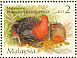 Crimson-headed Partridge Haematortyx sanguiniceps  2001 Quail and Partridges Sheet